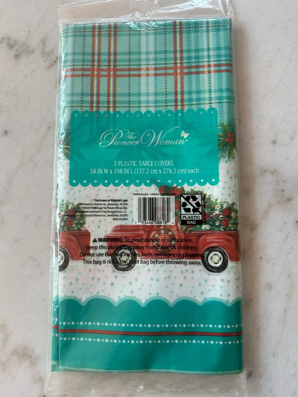 NWT Set of Holiday Tablecloths | Pumpkin 'Trick or Treat' & Christmas tablecloth
